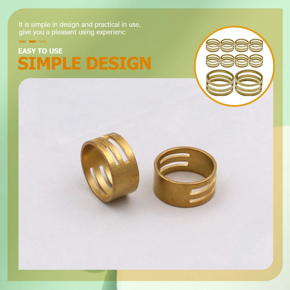

10pcs Jump Opener Closer Tools for Jewelry Making Durable Metal Design Adjust Size Ring Opening Tool
