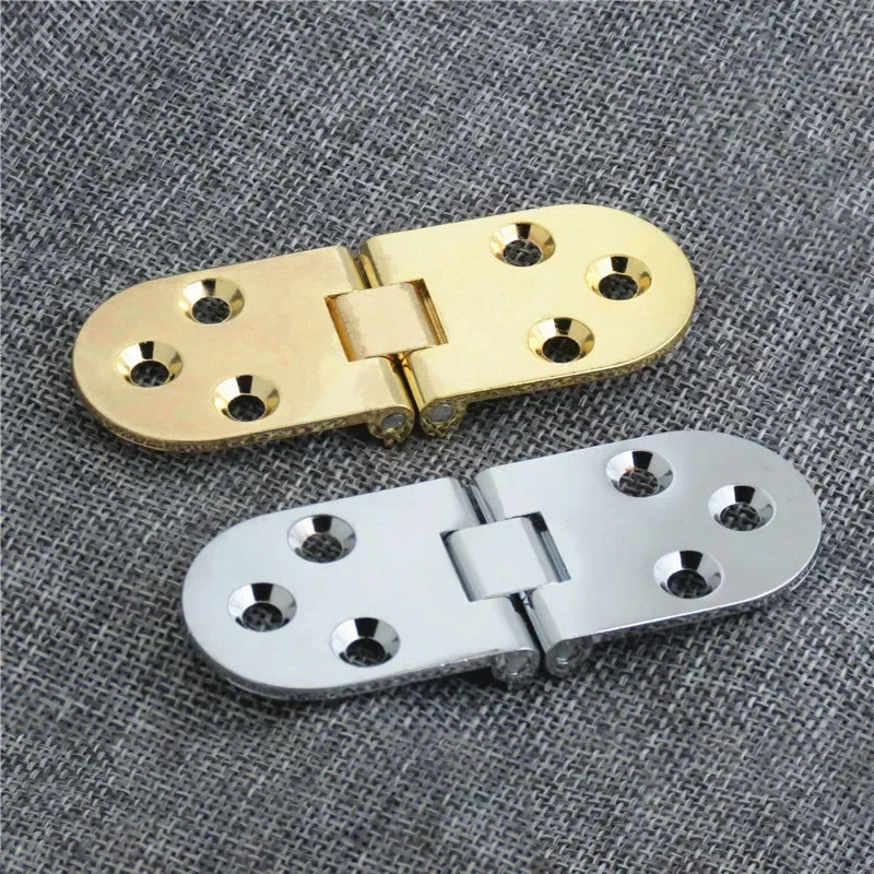 2PCS Flush Mounted Folding Hinges Self Supporting Folding Cabinet Door Wooden Table Flap Home Hardware Renovation Cabinet Tools