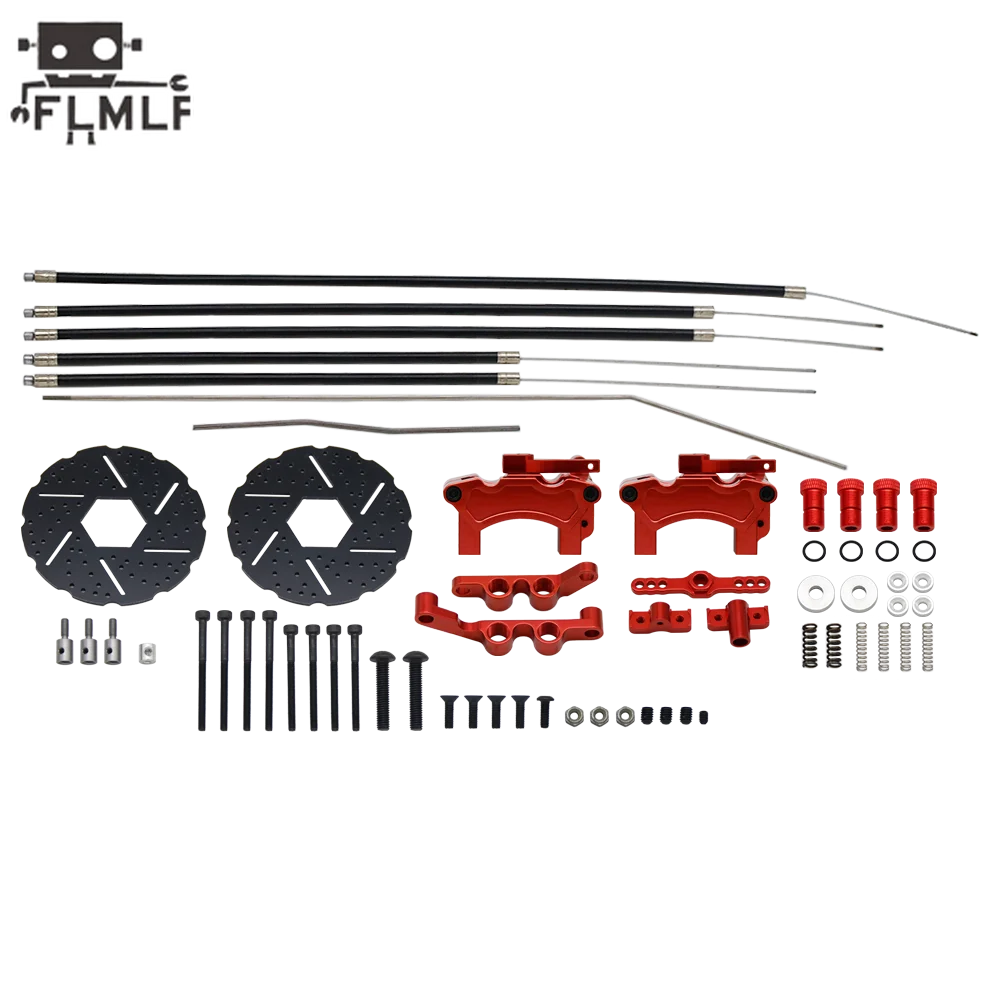 RC Car Install Front Brake or Rear Brake Conversion Kit for 1/5 Hpi Rovan Kingmotor Rofun Baja 5b 5t 5sc Parts