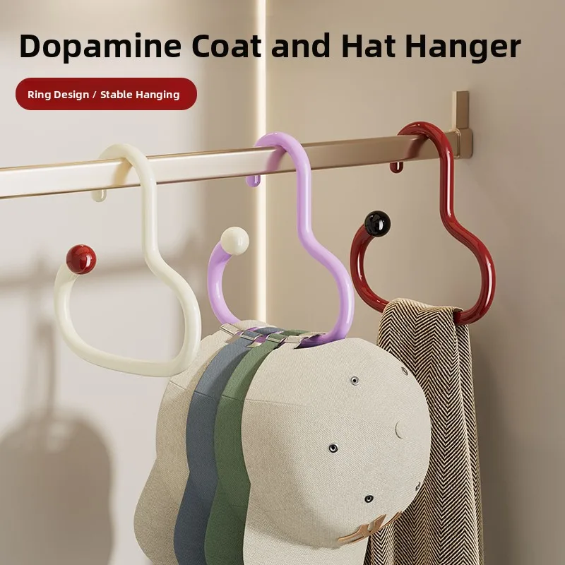 

Dopamine Home Use Hook Multi-Functional Underwear Strap Storage Rack No Drilling Required Coat Hat Storage Hook Desk Organizer