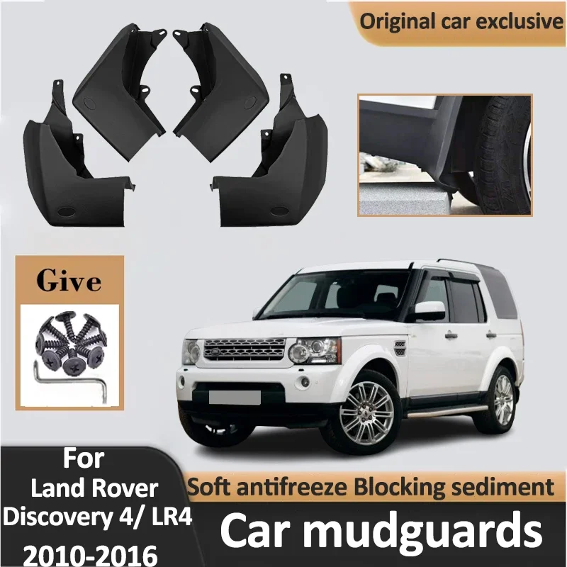 

Car Mud Flaps For Land Rover Discovery 4 LR4 2016 2015 2014 2013-2010 Auto Fender Wheel Mudguards Splash Guards Cars Accessories