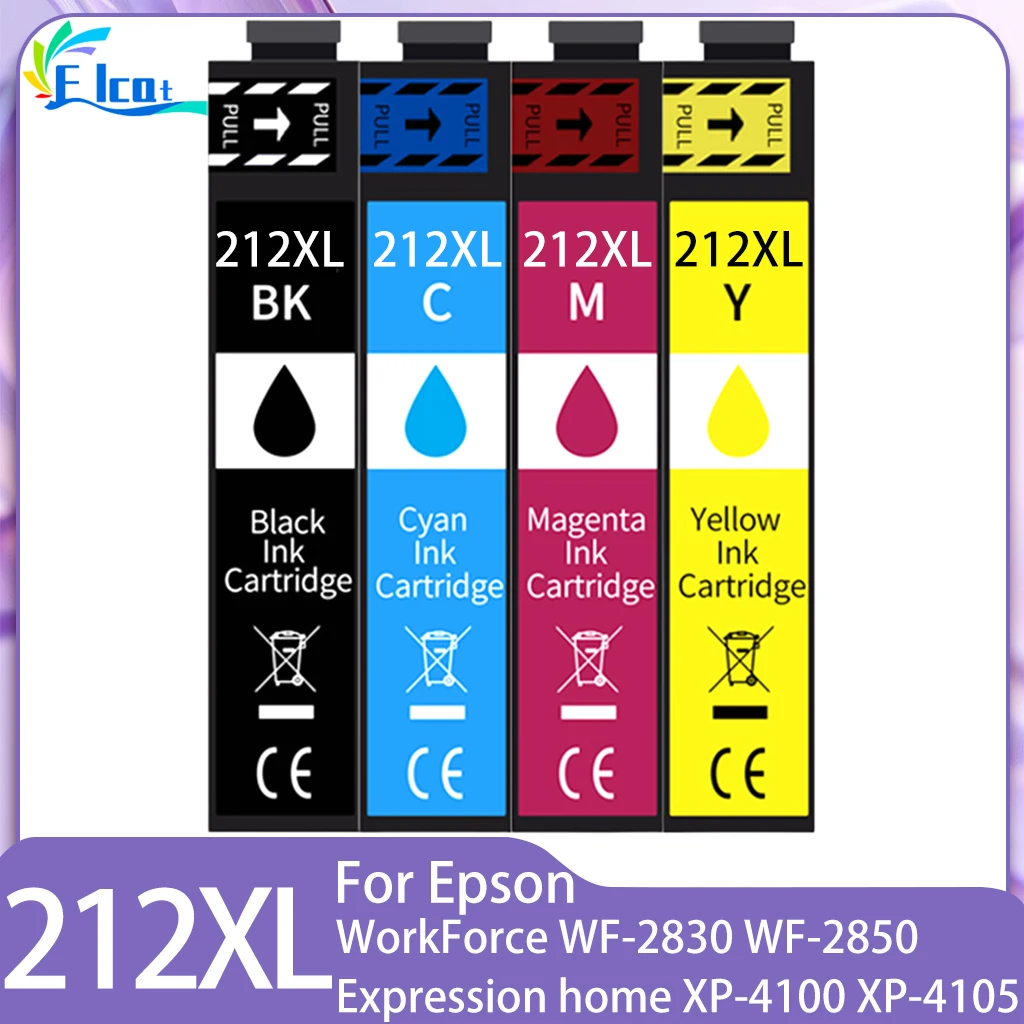 

212 212XL T212 картридж 212XL 212 совместимый с принтером Epson Workforce WF-2830 WF-2850 Expression Home XP-4100 XP-4105