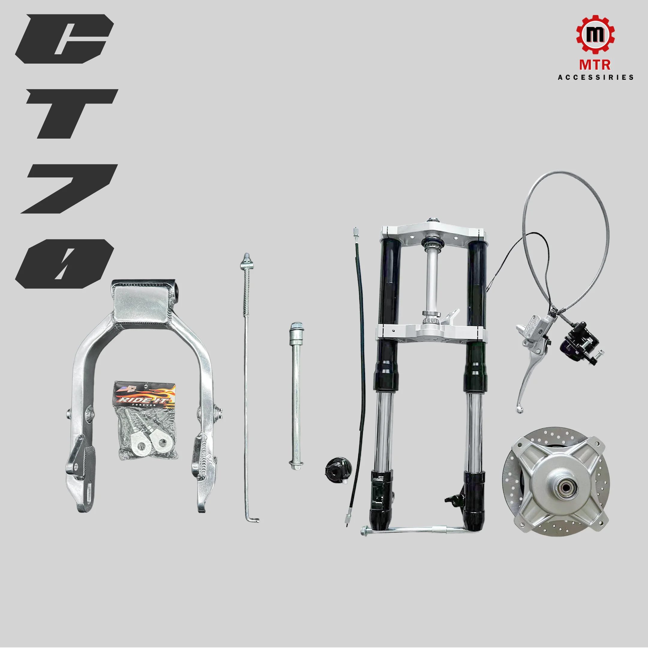

DAX CT70 Fork Swing Arm Accessories 12inch Swing Arms Brake Kit DAX Parts for DAX CT70