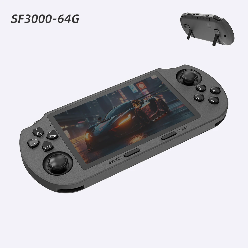 SF3000 携帯型ゲーム機、4.5 インチ大画面、電子書籍、MP4、音楽機能