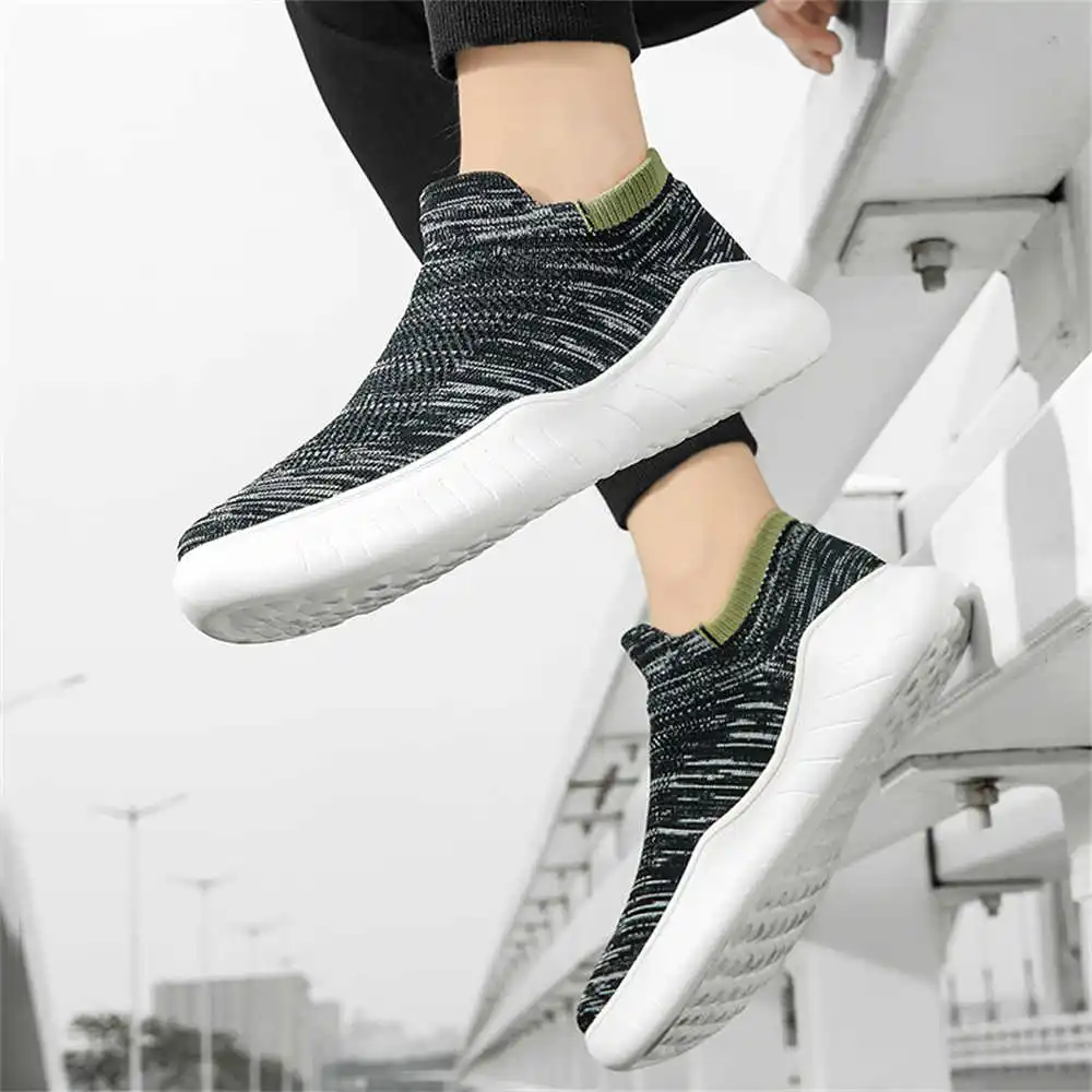 Slipon 43-44 Man Basketball Shoes 47 Tennis Black Sneakers Black Flats Sports Premium Imported Tenisse Sports-et-leisure