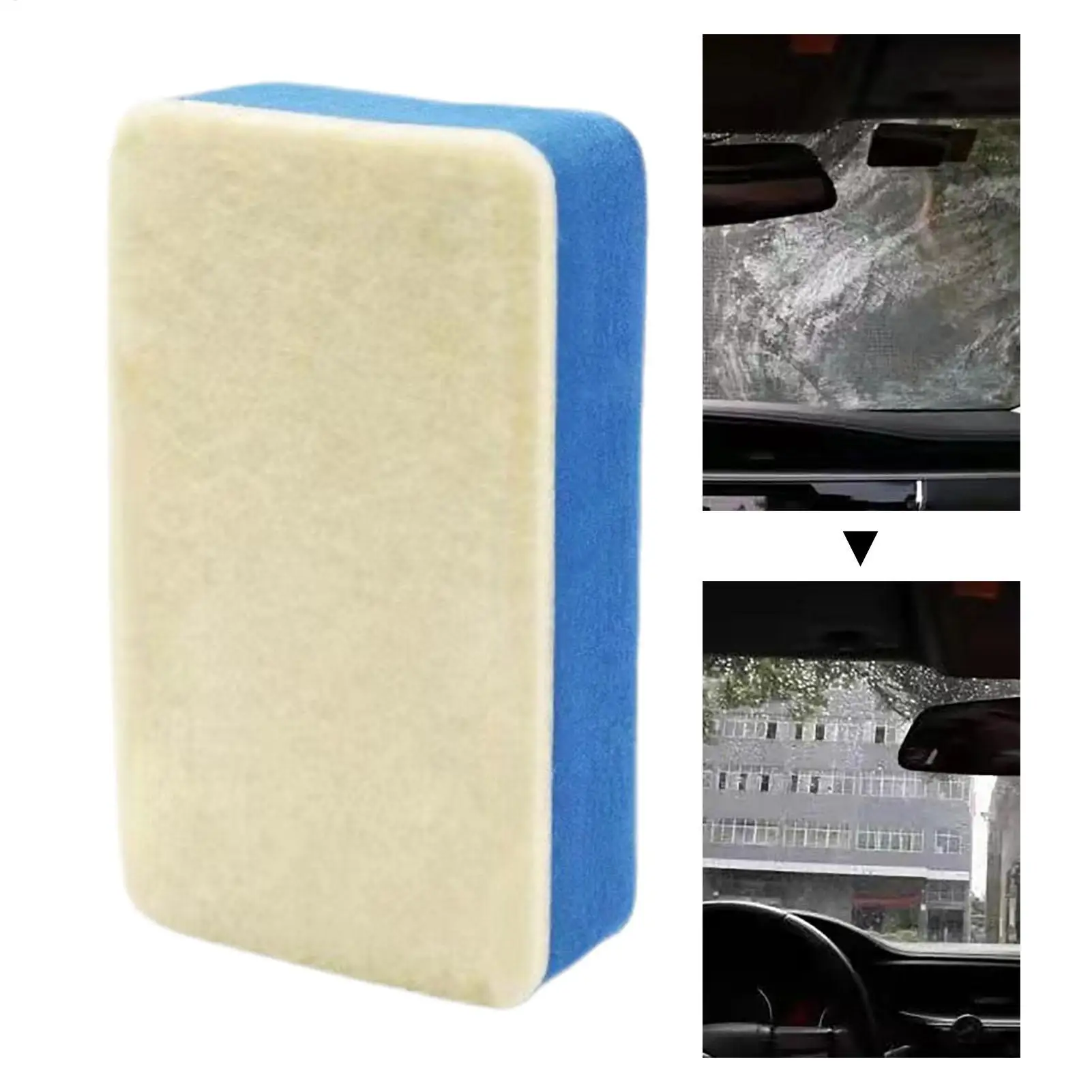 1Pc Car Ceramic Coating Sponge Applicator Pads Glass Nano Wax Coat Sponges Auto Body Glass Sponges Brush Maintenance Tools
