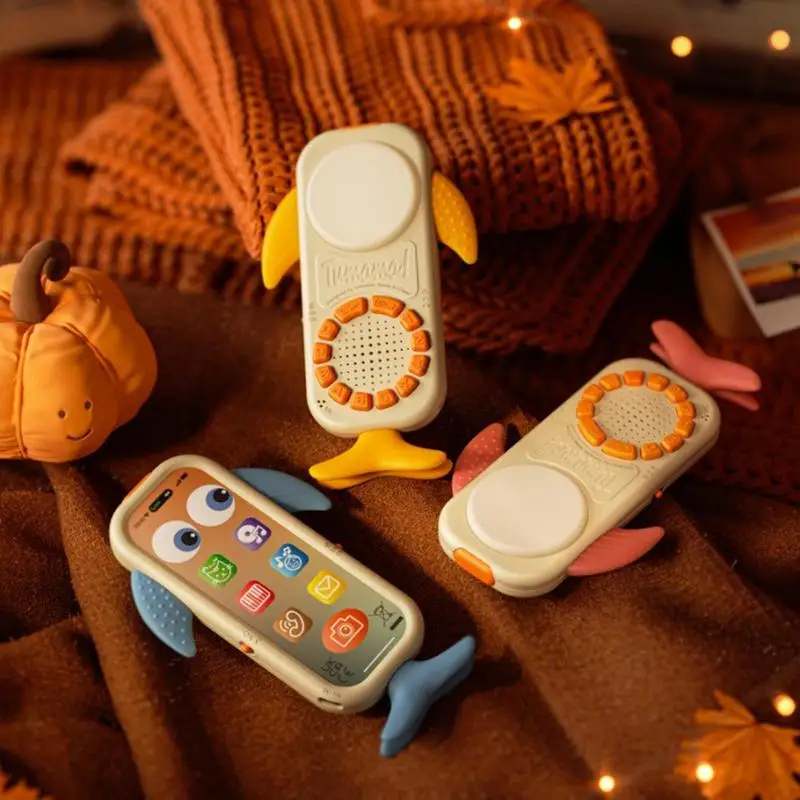 Music Phone Toy Baby Musical Early Educational Toys With Teether Children Simulation Phone Baby Phone Toys For kids Children