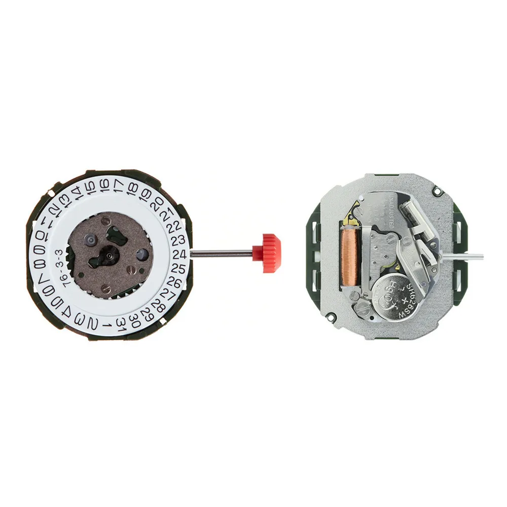 23.3 مللي متر حركة كوارتز ث/بطارية لحركة ميوتا 2115 اليابانية 3-تقويم اليد في 3 استبدال حركة ساعة كوارتز