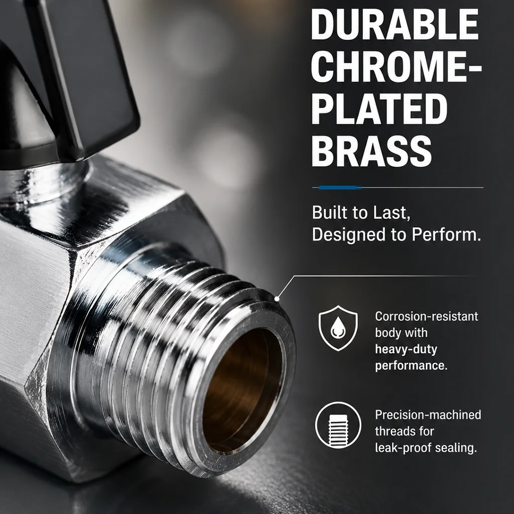 Mini Válvula de Bola de Latón - Compression Fitting Brass reseña y precio