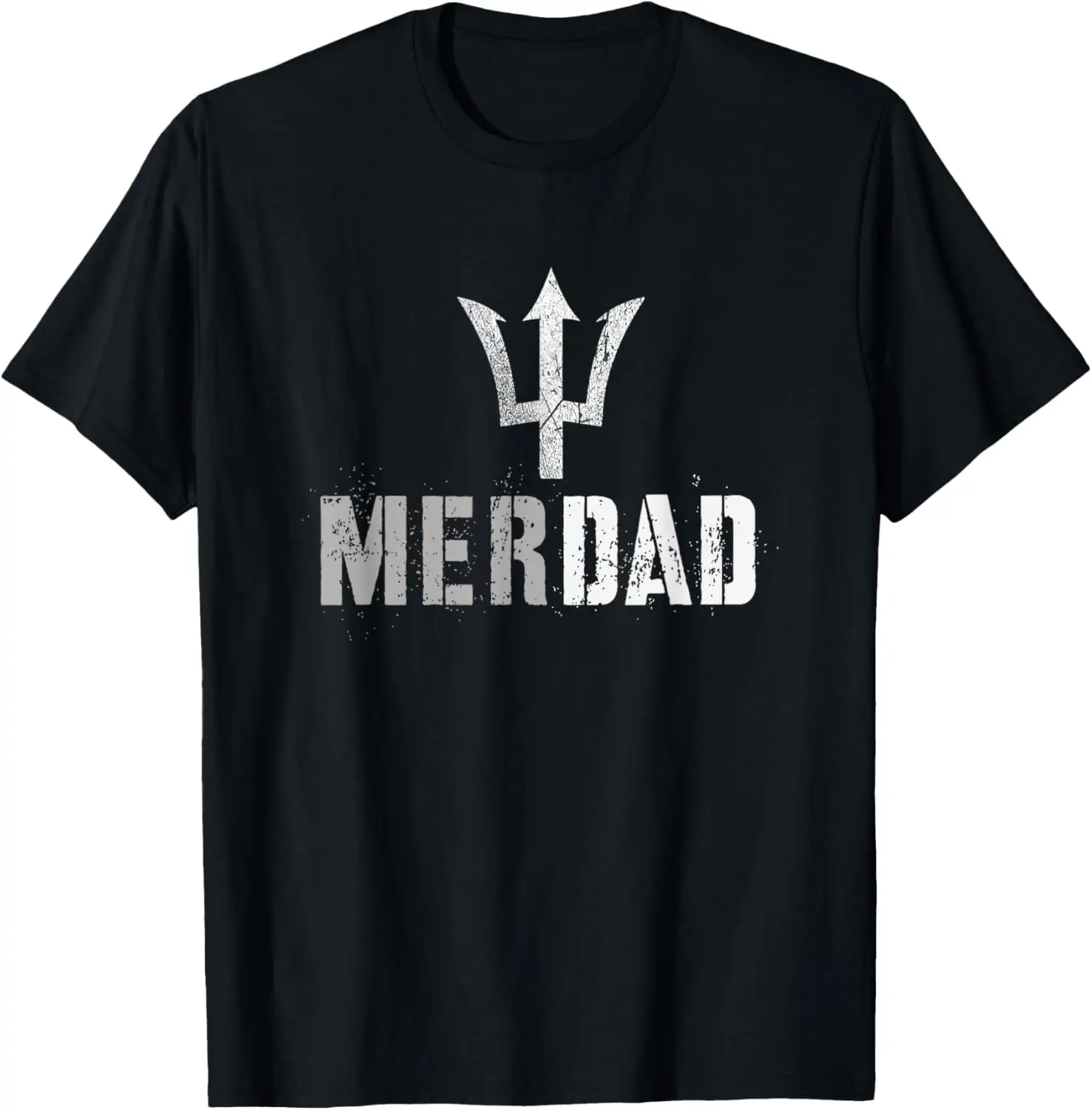 

Funny MERDAD Protector Mer Father Mermaid Daughter Guard Dad T-Shirt