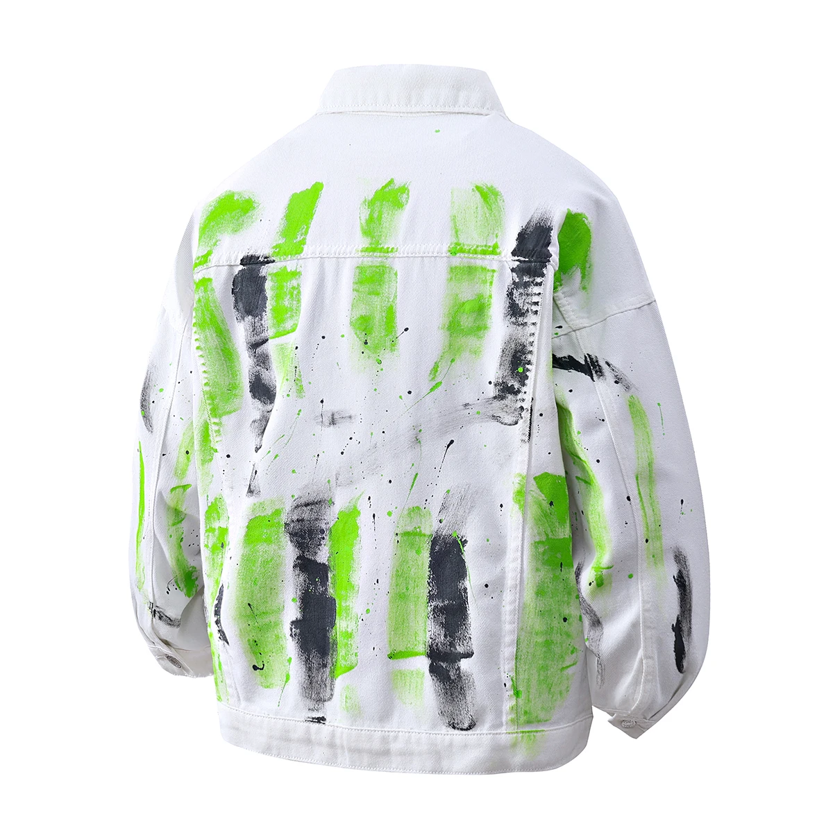 الشباب شارع العليا ارتداء القطن الدنيم الستر أزياء الرجال واحدة الصدر معاطف ربيع الخريف طويلة الأكمام قميص حريمي الملابس