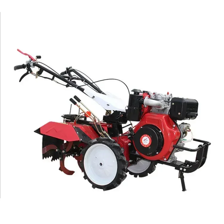 Hand Held Motor Back Rotary Power Tiller For Orchard Arable Land Rotavator In Agriculture Manual Weeder Hoe Ridging Machine