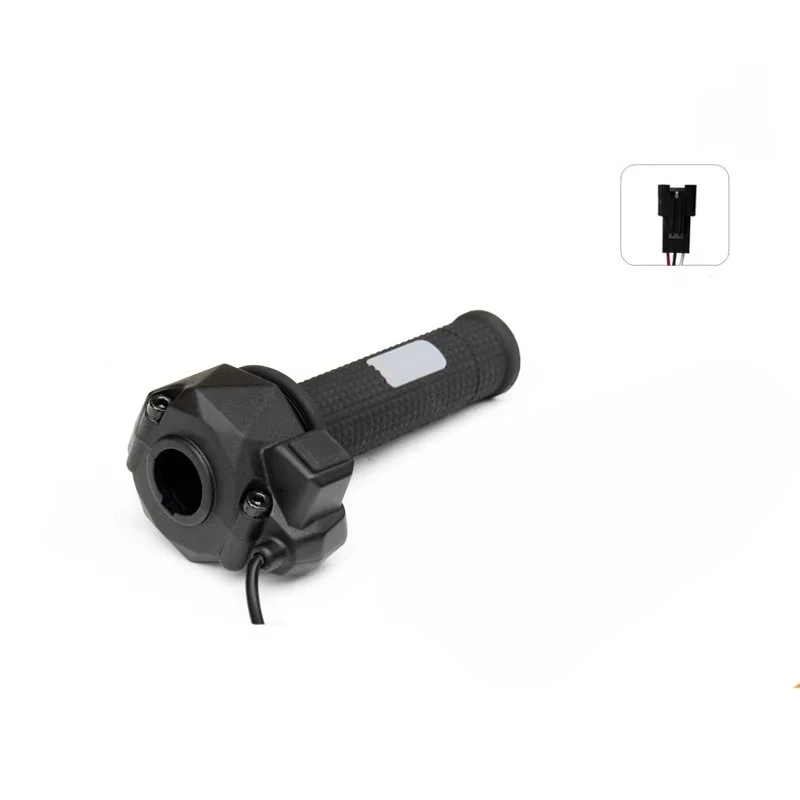 Electric Motorcycle Full Twist Throttle  Speed Accelerator 3pin with Grip for Ebike Model E100X
