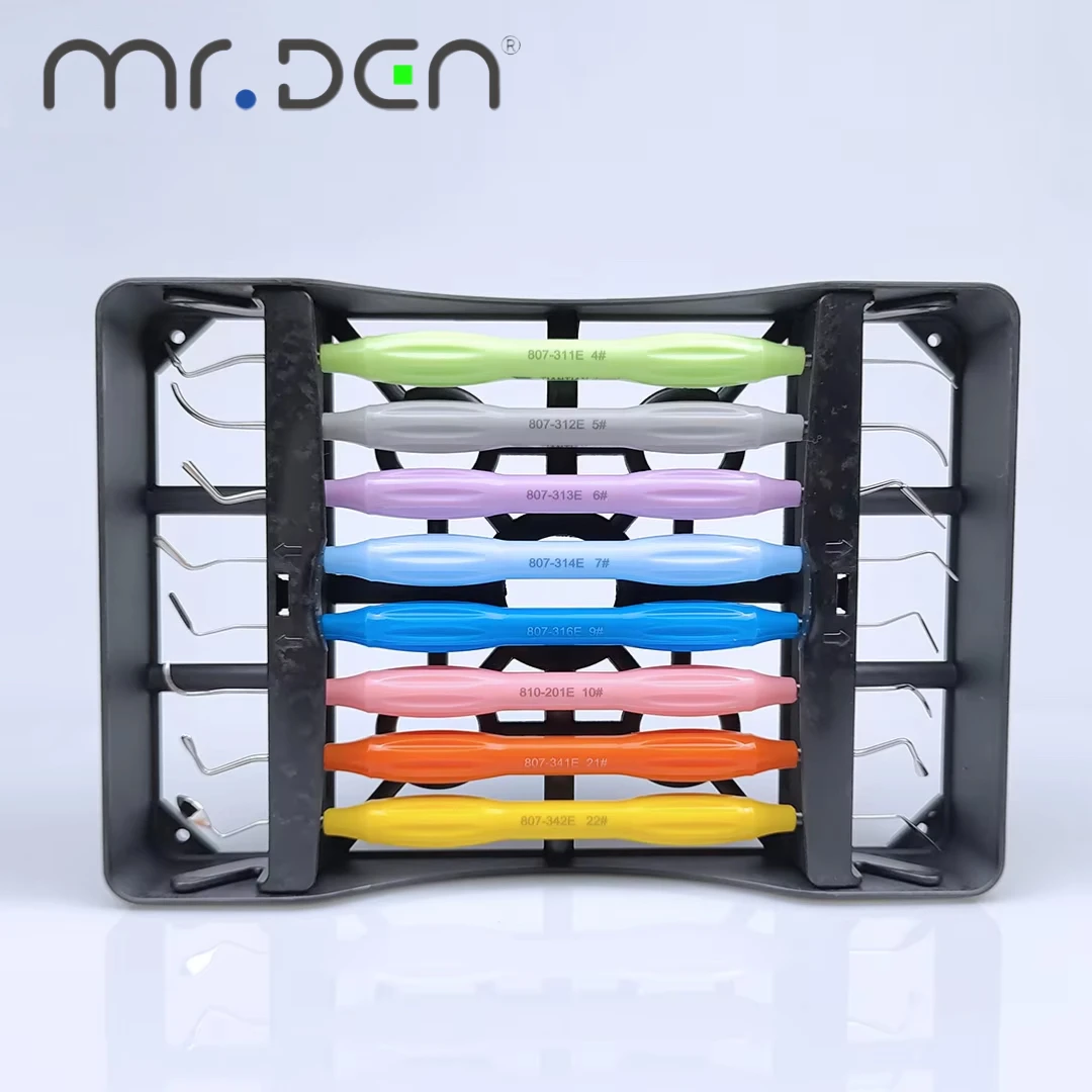 MR DEN Aesthetic Restorative Instruments Set of 6/8 Occlusal Formers Sculptors Resin Fillers Scrapers Glaziers