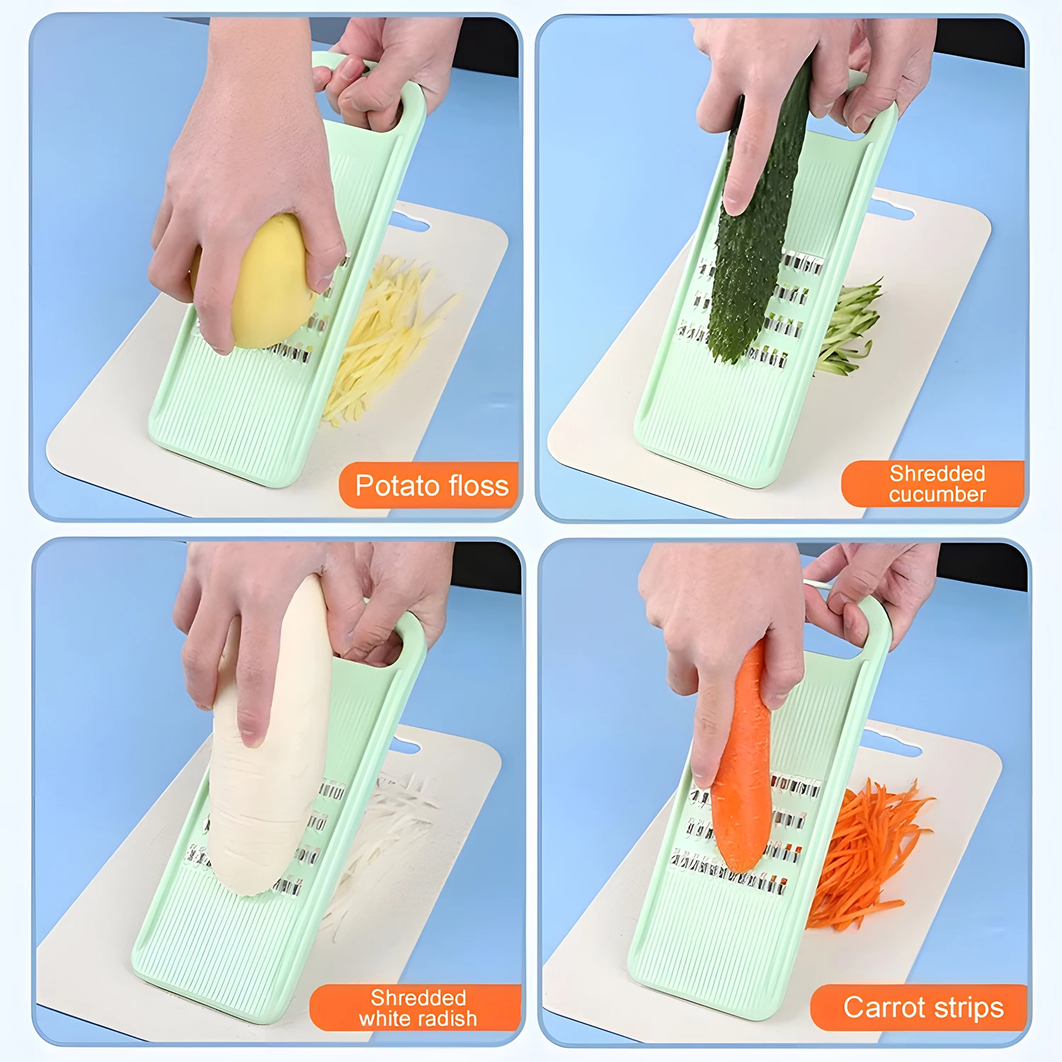 Household Shredder Grater Vegetable Potato Cucumber Carrot Slicer Chopper Kitchen Tool Accessories Fruit Peeler Cutter Tool