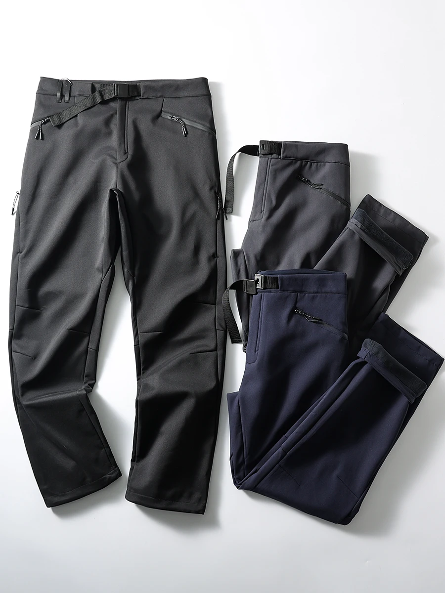 

Водонепроницаемые брюки Tech Tee-in-One! Мультикет! 3D-пошив одежды! Утолщенный флис! Мужские брюки прямого кроя Softell для осени и зимы...