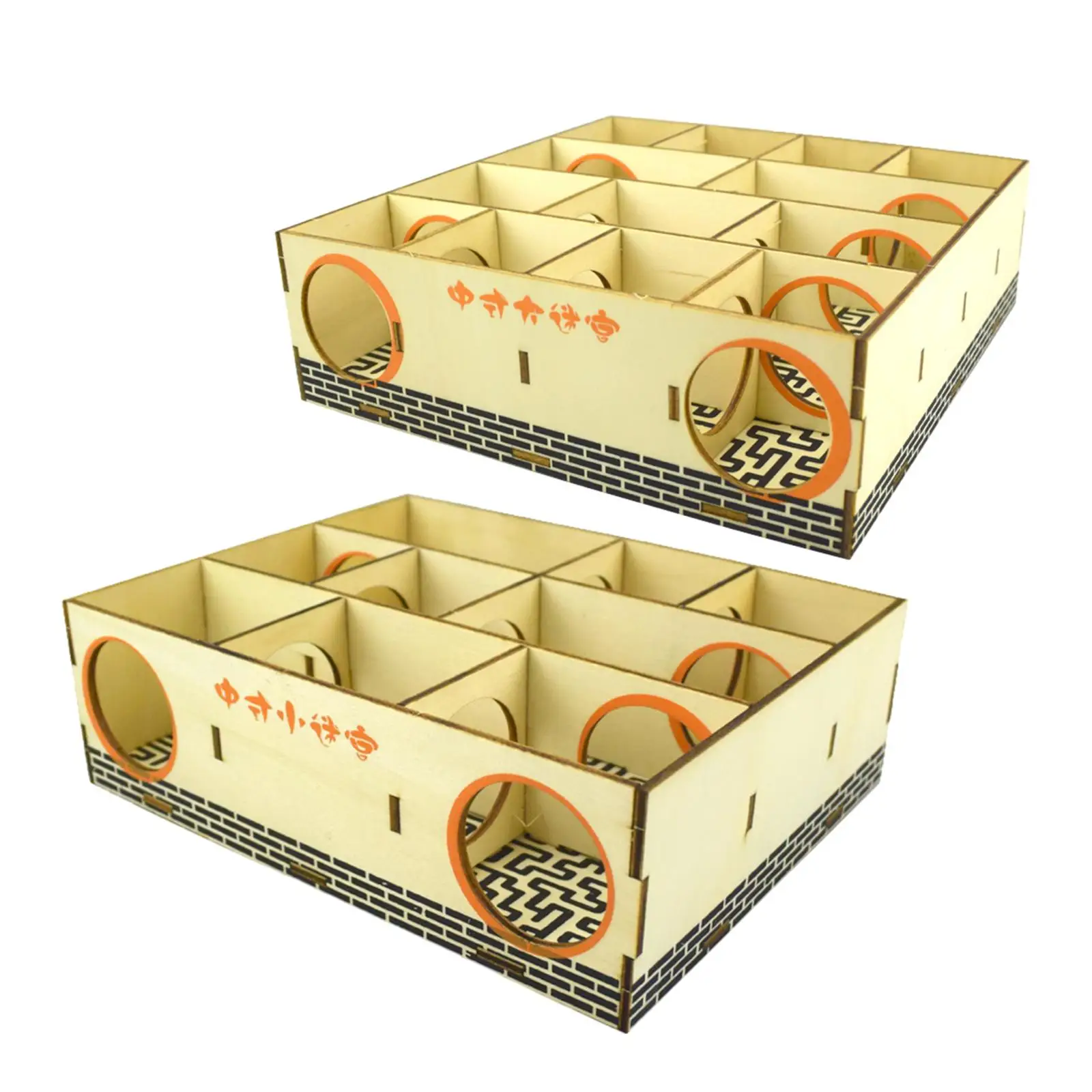Hamster Maze for Hamsters Gerbils Mice Playhouse Play Toys Dwarf Hamster Wood Guinea Pigs Small Animals Puzzle Toy Hamster Toy