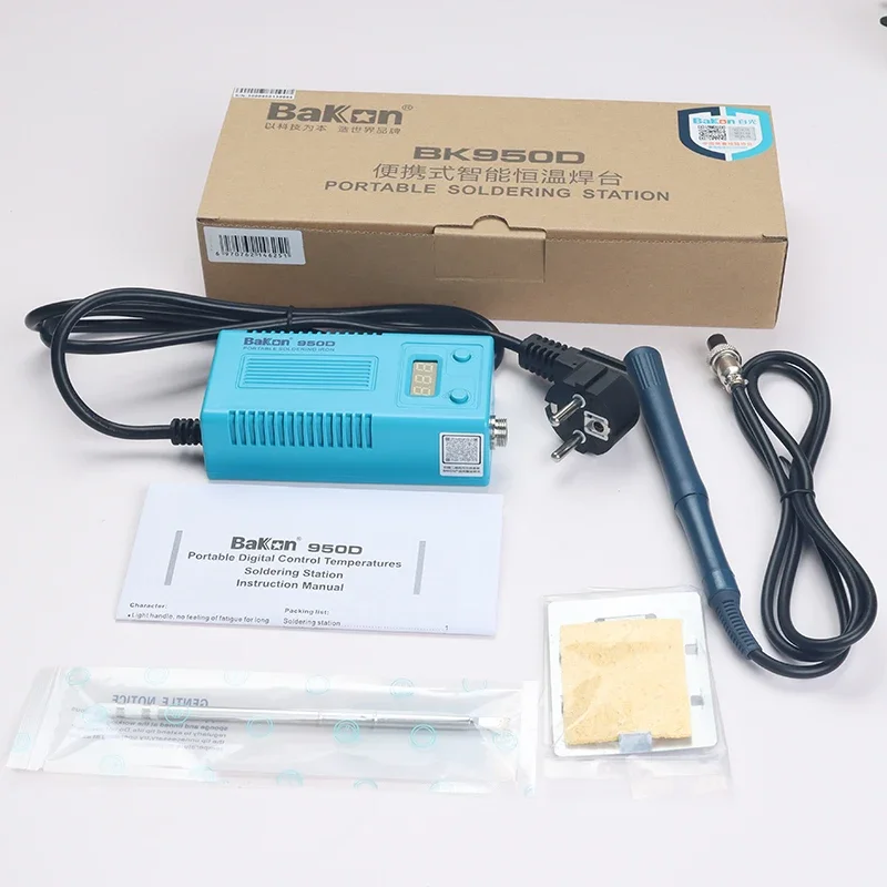 

Bakon T12 Soldering Station BK950D Electric Soldering Iron Temperature Adjustment Digital Dispaly Portable Phone Repair Tool Kit