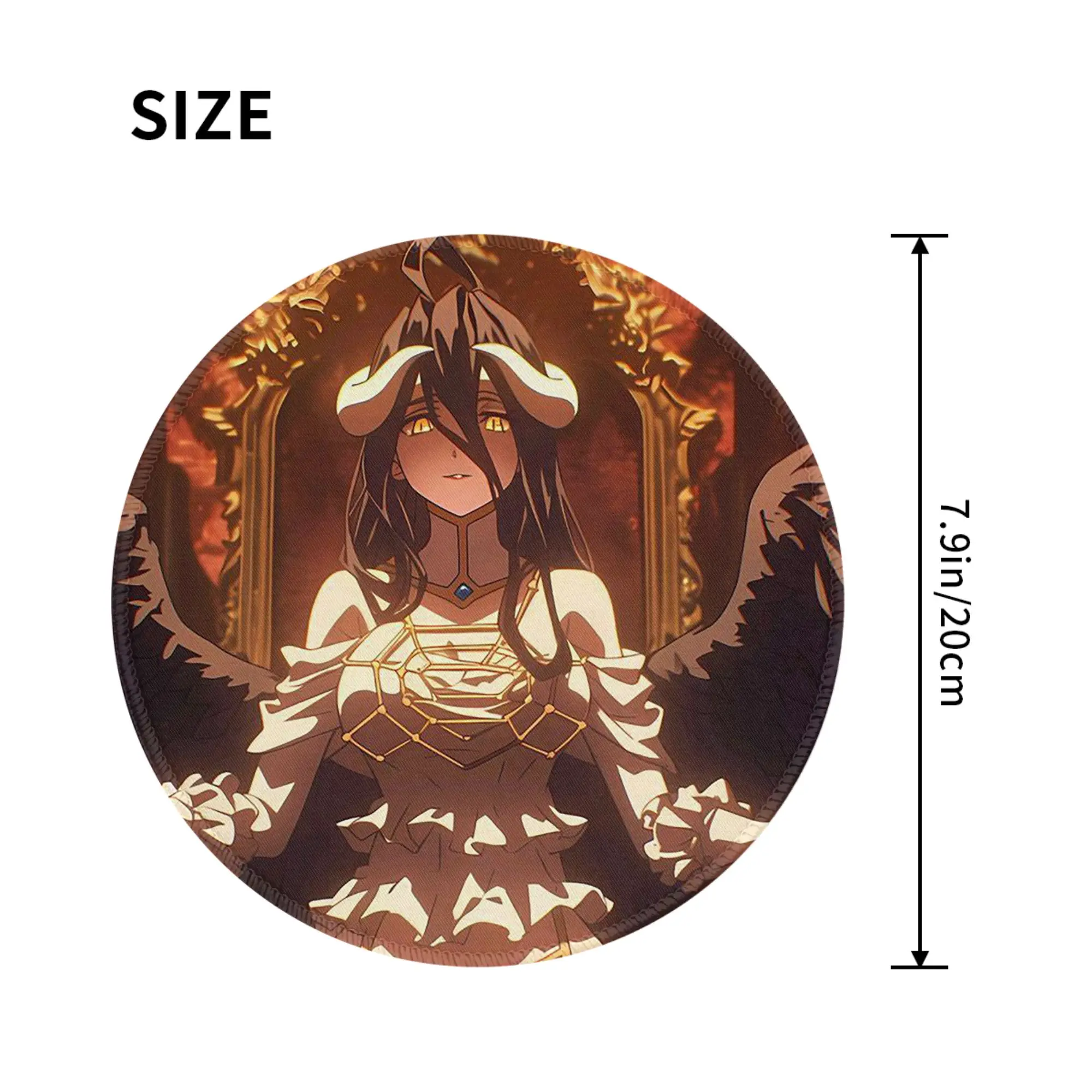 Adventure Anime Albedo Overlord Mouse Pad Computer Keyboard Mouse Mat Gaming PC Laptop Desk Mat Office Accessories Table Mats