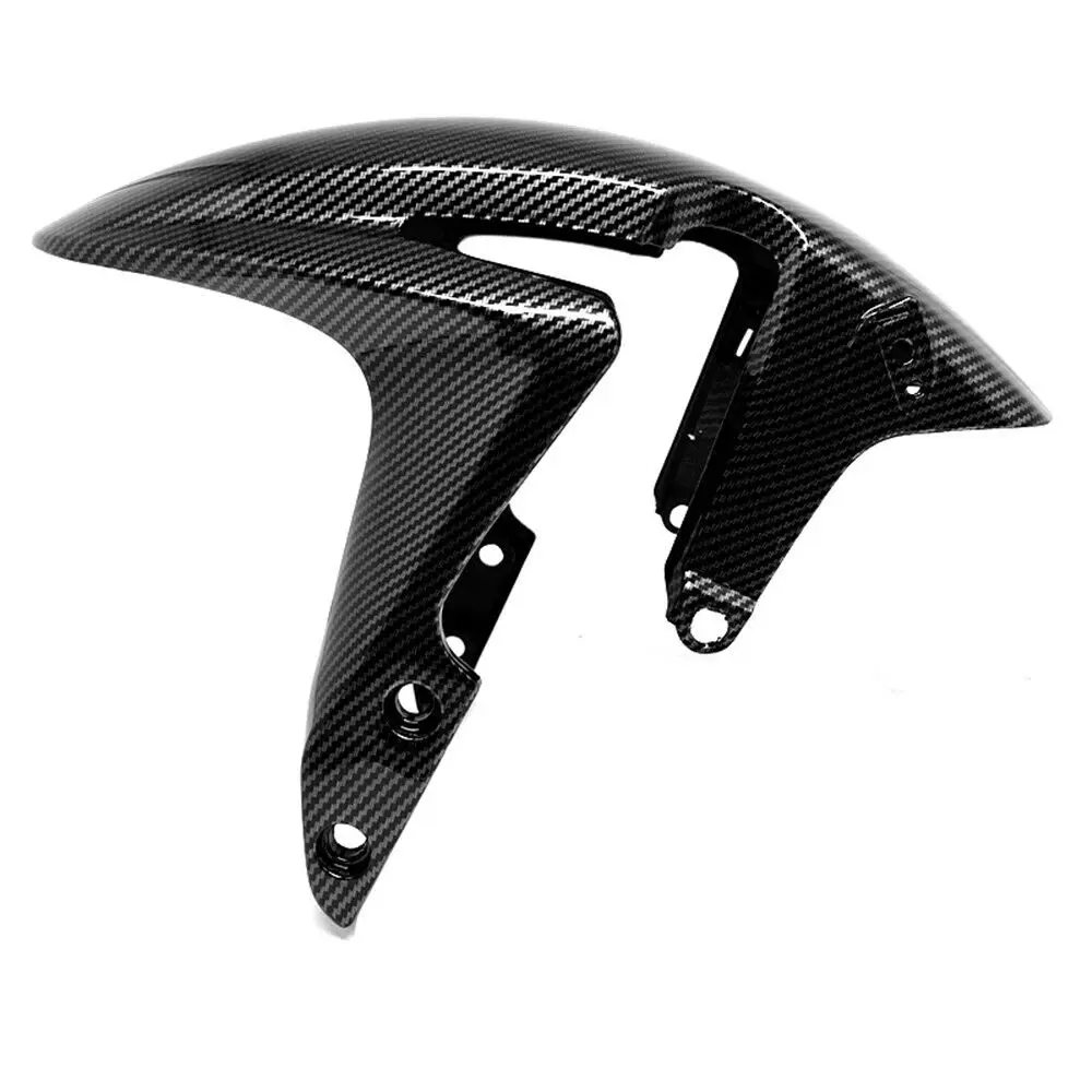 

For Honda 2007- 2019 CBR600RR Front Tire Mud Guard Fender Hugger Fairing CBR 600RR Motorcycle Panel ABS Carbon Fiber Finish