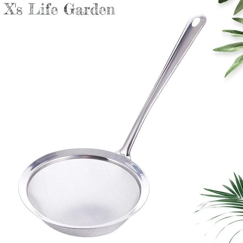 Kosz sitowy durszlak ze stali nierdzewnej gęsta siatka kuchnia sojowy kawa z mlekiem filtr piankowy siatka wielokrotnego użytku filtr do kawy narzędzie kuchenne