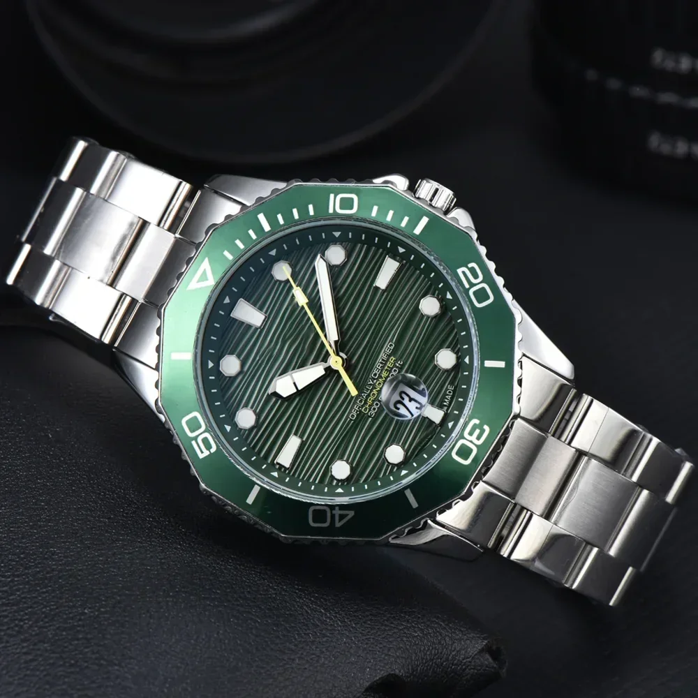 2025 New Luxury Men's Watch, Quartz Movement, Stainless Steel, Date Display, AAA+ Grade, Sapphire Crystal, 100M Waterproof