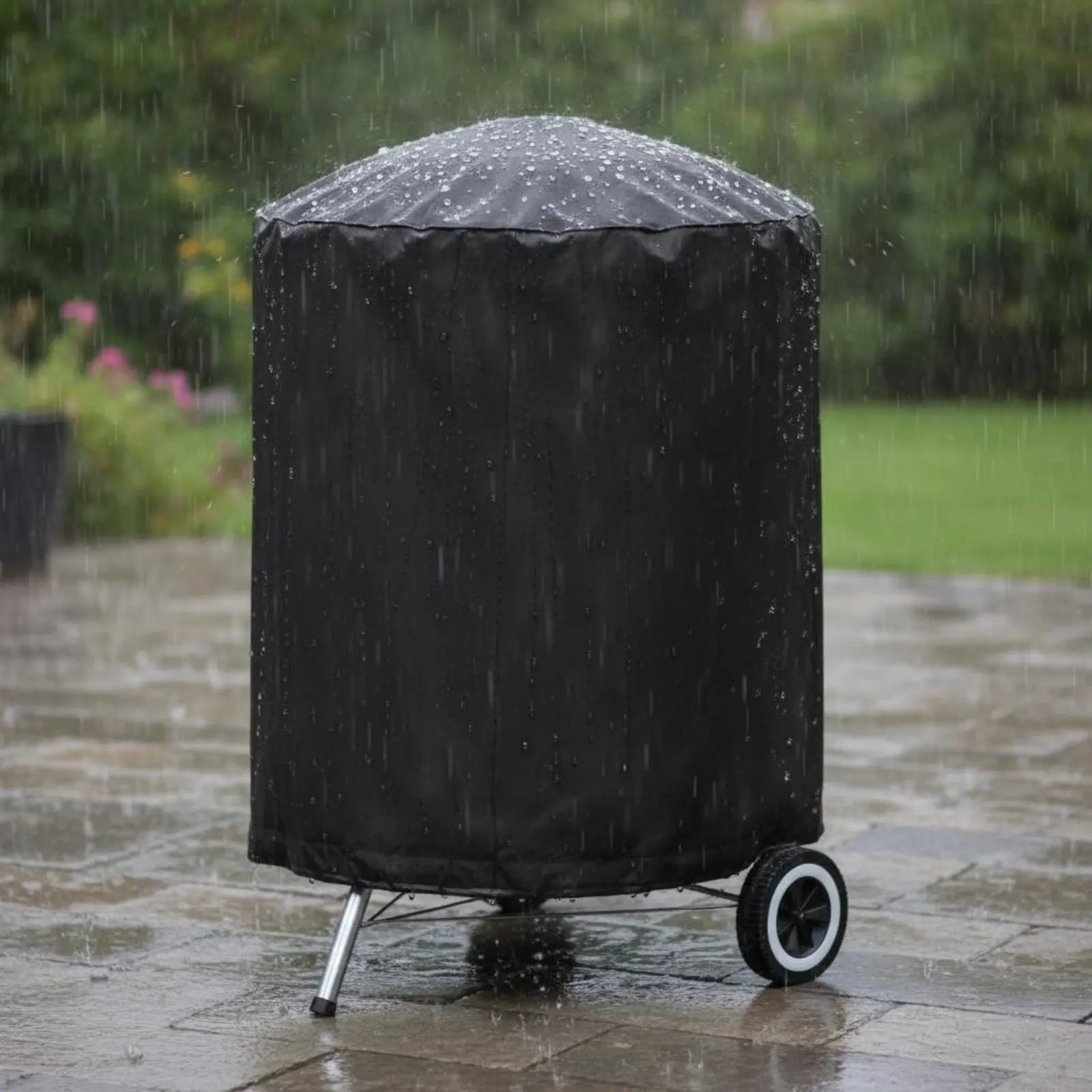 Imagen 4: Funda impermeable para parrilla de barbacoa, a prueba de polvo, para patio trasero