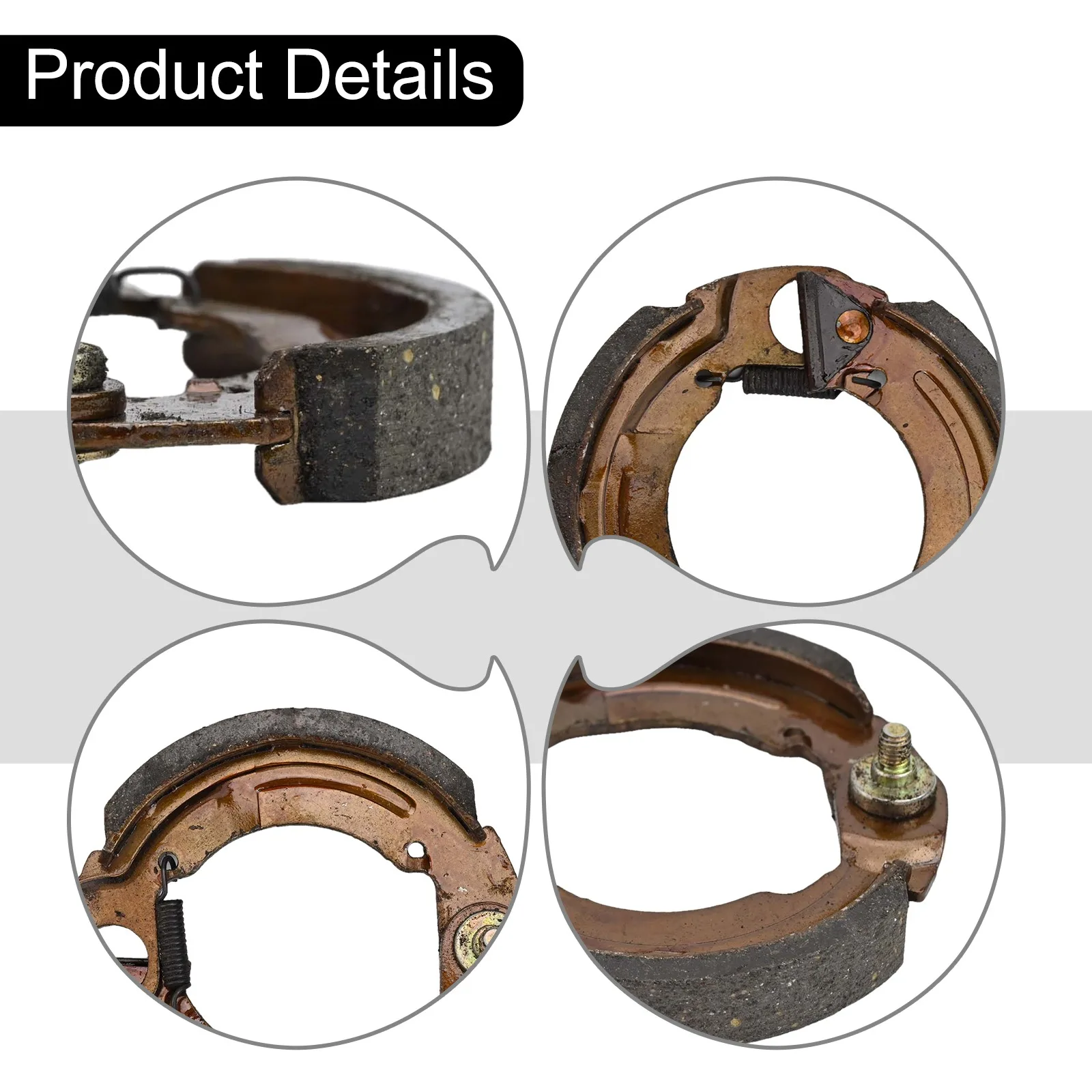 

Ebike Brake Pads Scooter Oxidation Resistance 90-110 Type 90MM Brake Shoes For Motorcycle AVT Heat Resistance High Strength