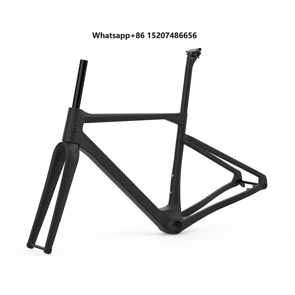

Factory Hot Selling in Stock Customizable Carbon Fiber Bicycle Frame Road Bike Frame 700C