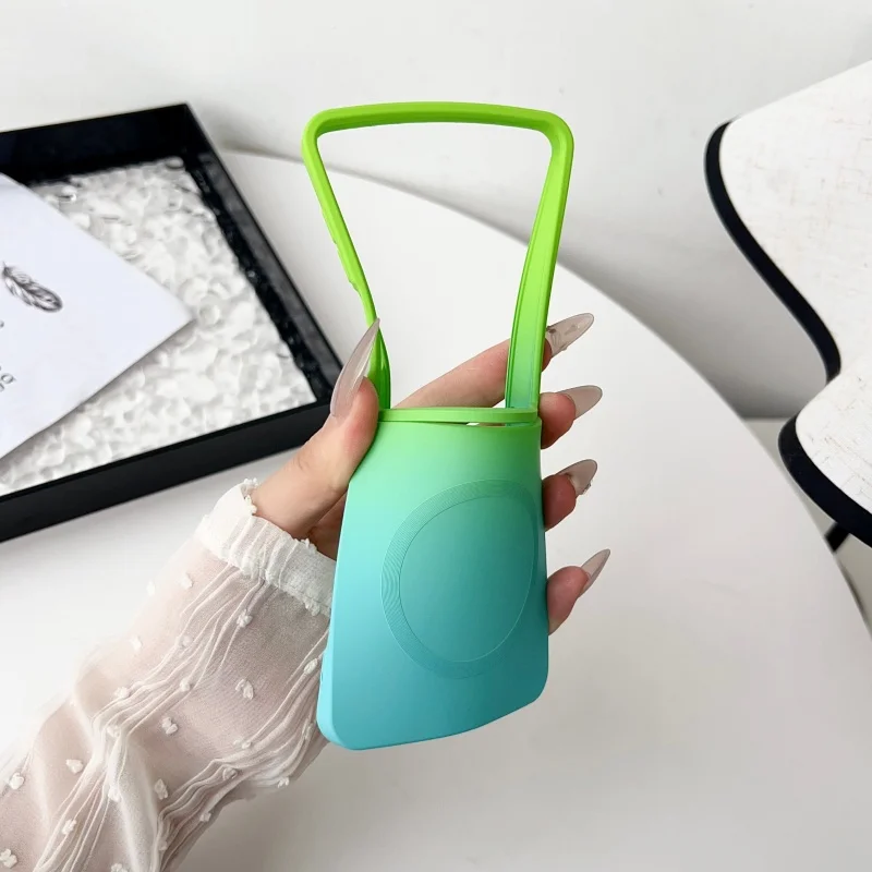Luxuriöse Gradient-Soft-Silikonhülle für MagSafe Magnetische Handyhülle für Samsung Galaxy Z Flip 8 7 6 5 4 3 Z Flip 7 FE Stoßfeste Abdeckung – Detail 9