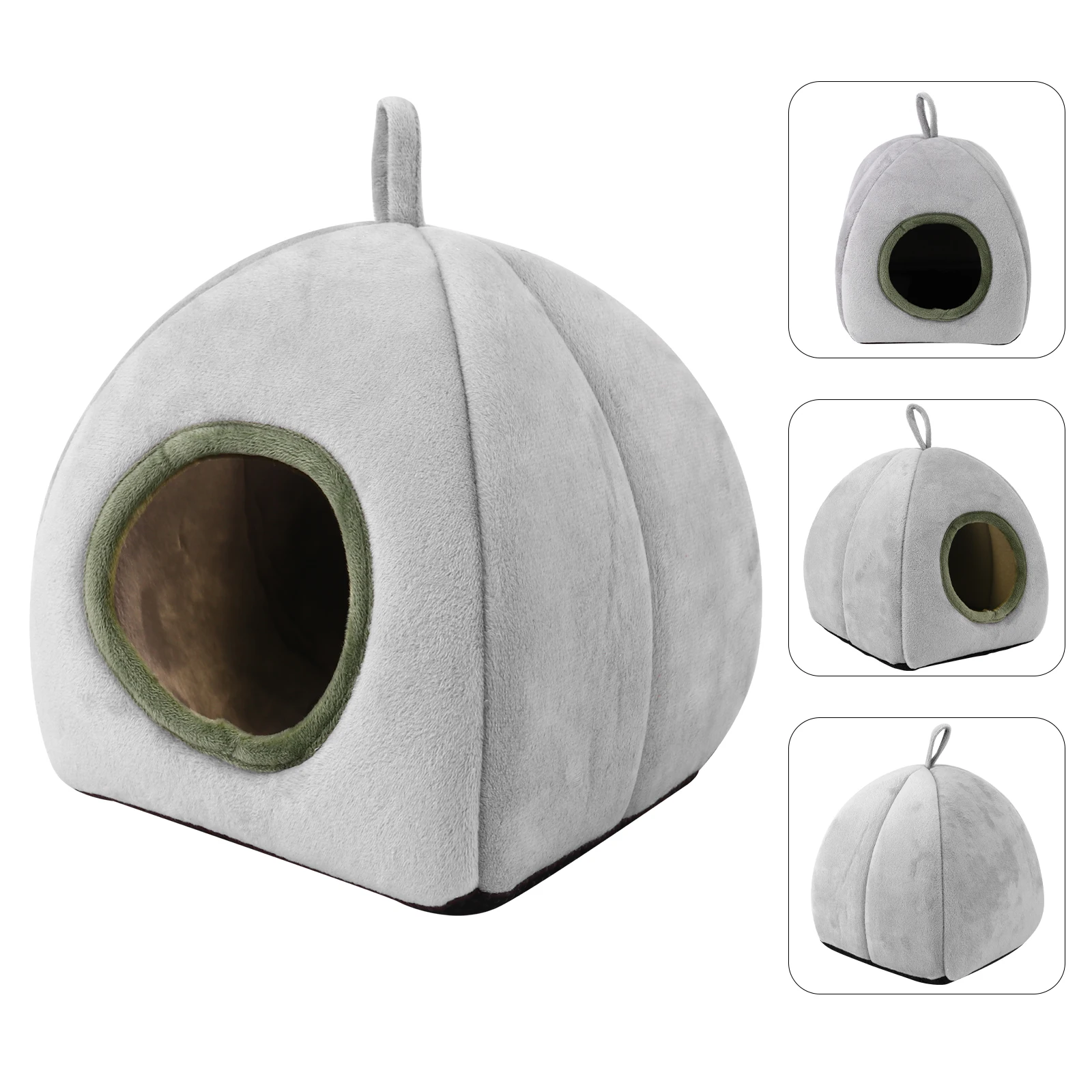 

Adorable Wrap Style Hamster Winter House Cozy Short Bed Portable Lightweight for Couch Car Seat Sofa Pet