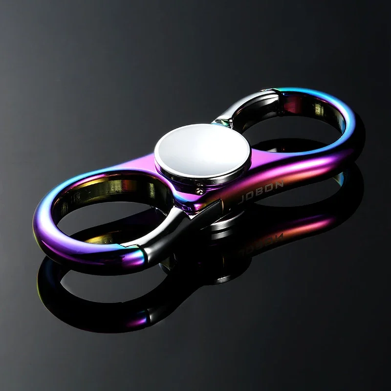 Fidget Spinner Hand Spinner Metal EDC Blue Figet Spiner Multifunction Car Key Chain Pendant Key Ring Handspinner Antistress Toys