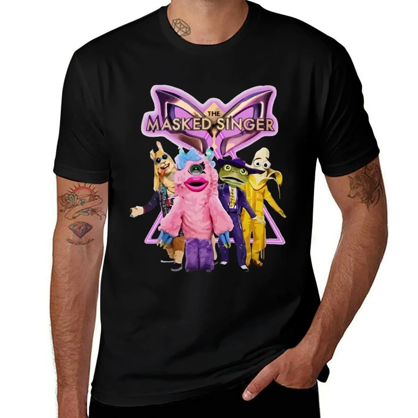 

Awesome First Day The Masked Singer Merch Itv Masked Singer Awesome Since T-Shirt t shirts for man cotton funny