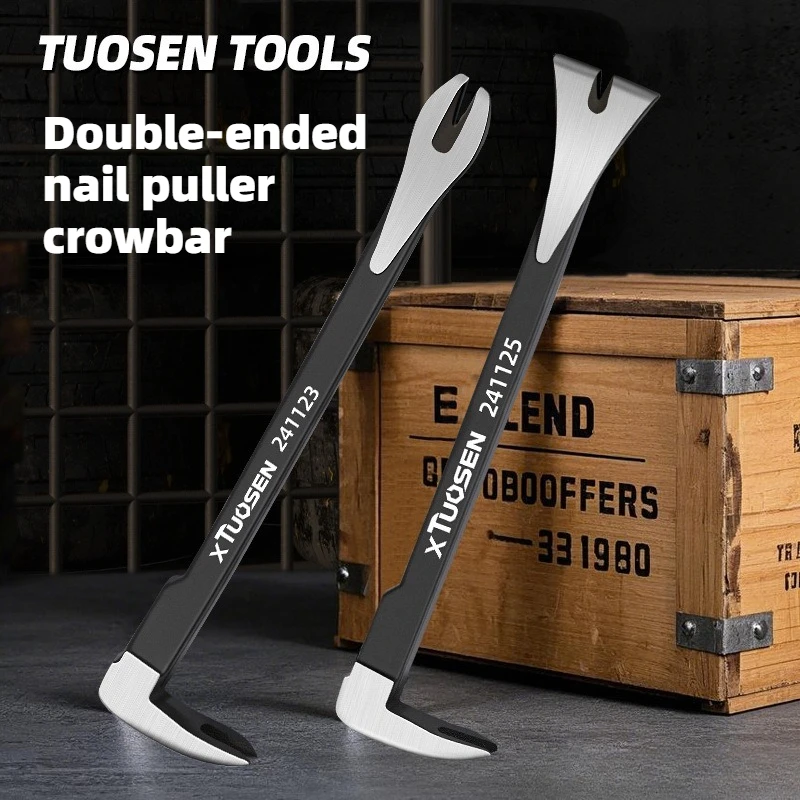 TUOSEN ネイルプーラー猫の足ネイルリムーバー多機能バールツール鋼ネイルエクストラクター家庭用木工ツール