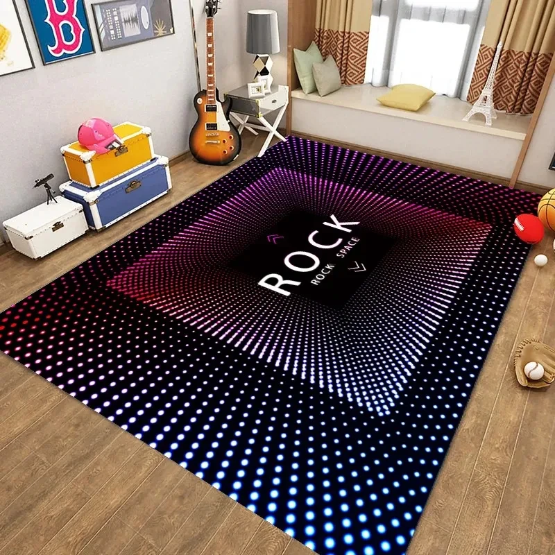 Electronic Drum Carpet Children\'s Carpet Living Room Coffee Table Mat Bedroom Carpet Shelf Drum Door Mat Home Non-slip Carpet