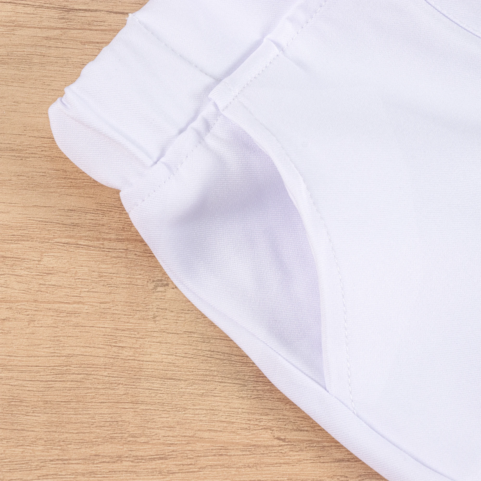 Weiße lange Hosen für Babys, Jungen, 3-24 Monate, formelle Hosen mit elastischem Bund, Anzughosen für Kleinkinder, geeignet für Hochzeiten, Partys, Geburtstage und andere festliche Anlässe. – Detail 8