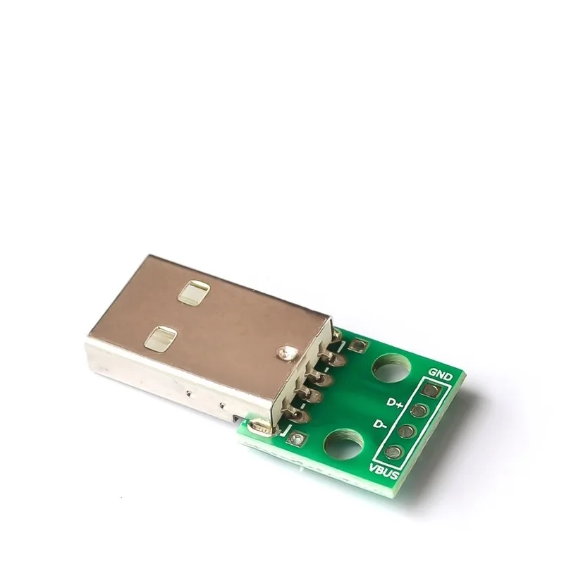 USBMale Connector RpmDip 2.54mmDirect Plug4pDirect Plug Adapter Soldered Mobile Phone Power Data