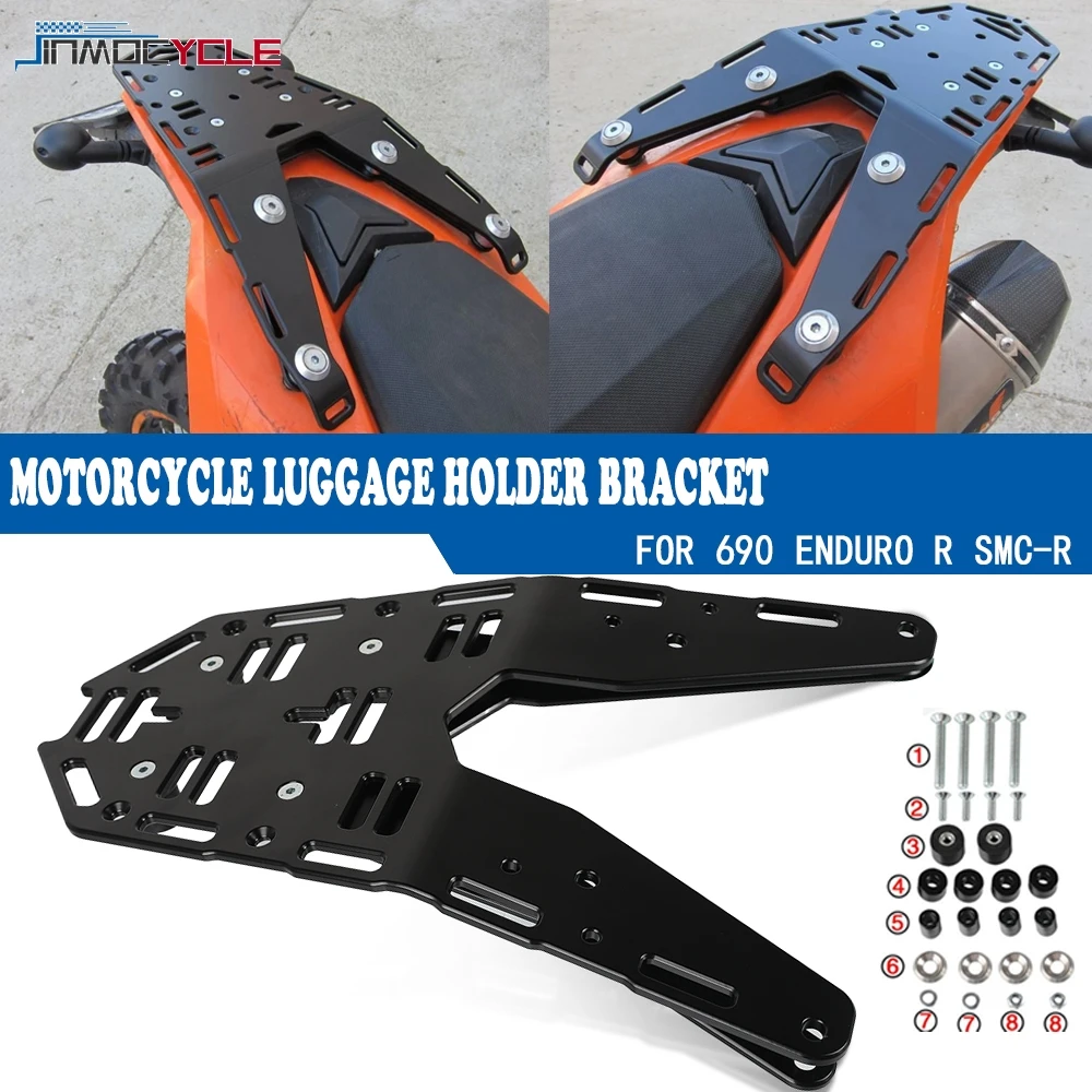 

Fit For HUSQVARNA 701 ENDURO 701 SUPERMOTO 2016-2024 Motorcycle CNC Aluminum Rear Luggage Rack Cargo Rack Support Shelf Holder