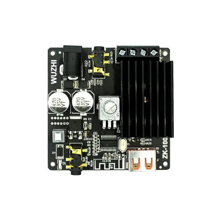 Audio Mini 2.0 stereo For Bluetooth digital amplifier board module multiple input 100W*2 50W*2