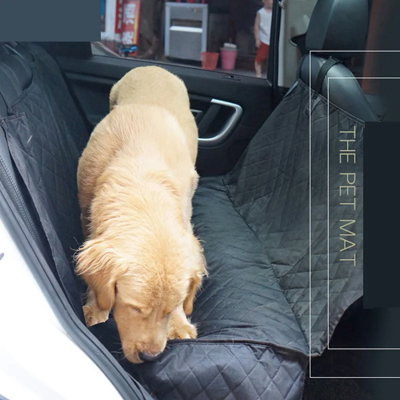 

Waterproof dog harness pet car seat cover net protector travel accessories trunk mat