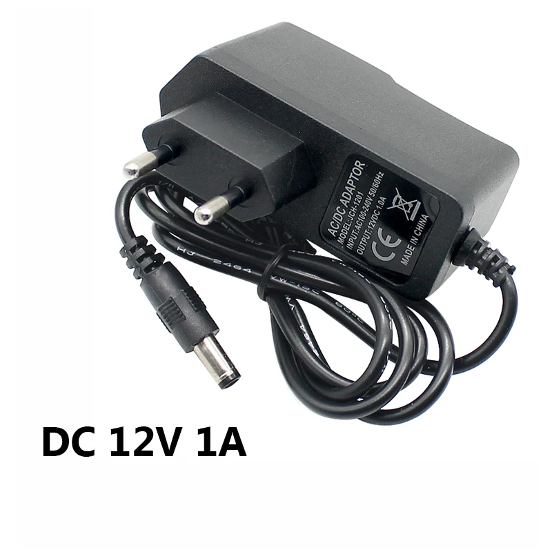 DC 12V Switching Power Supply 1A Source 220V To 12V Adapter Power Converter 220V To 12 Volt Universal Charger For LED Driver