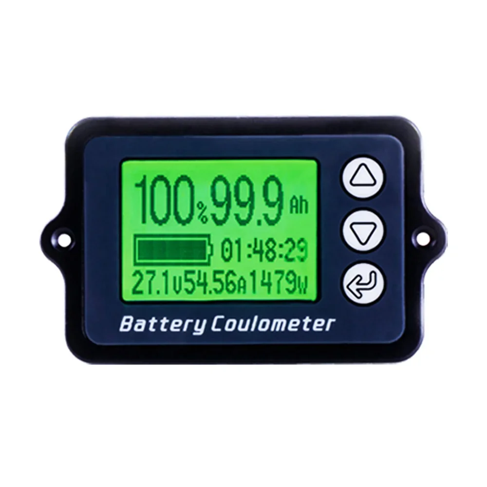 TK15 DC 8V-80V 100A Battery Coulometer Professional Precision Vehicle Battery Tester Electric Quantity Display Monitor