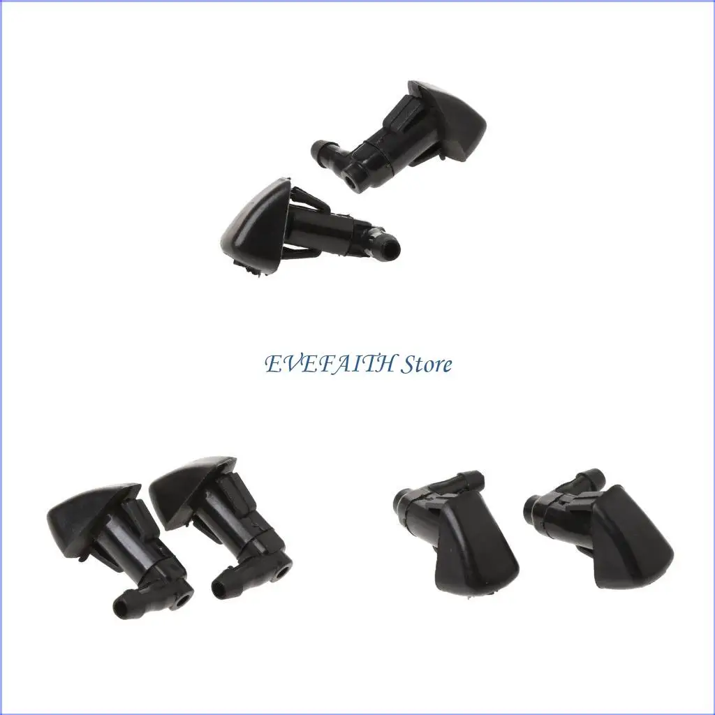 

124B 2Pcs Upgraded Windshield Wiper Nozzle for Valve Washer Nozzle for 2003-200