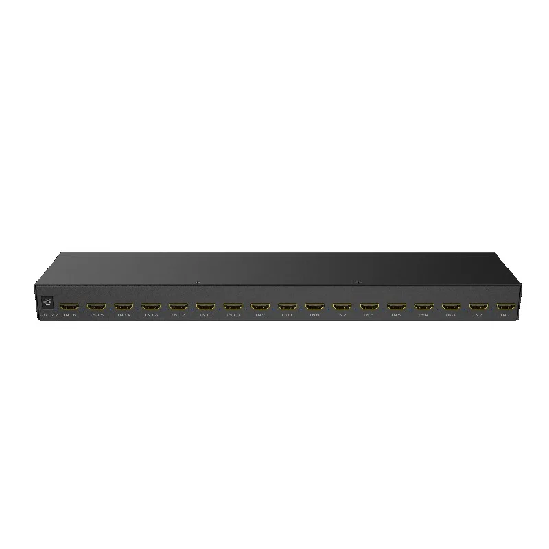 HDMI Multiviewer 16X1, HDMI Selector 1080p Video Wall Quad Screen HDMI Multi-viewer 16 In 1 Out