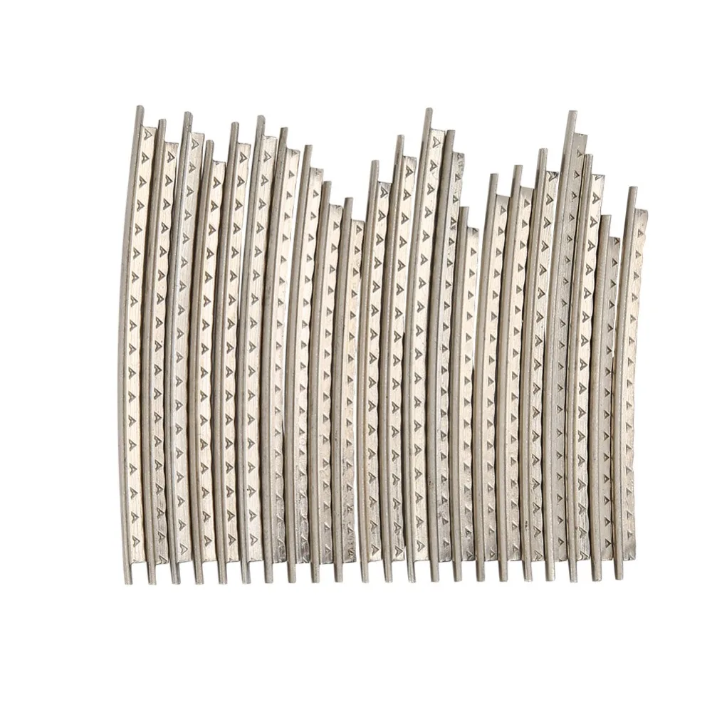 2.2mm Width 22 Frets/2.2mm Width 24 Frets Fret Wire​ Silver Cupronickel ​Fretwire Set​ Solid ​Electric Guitar Accessories​