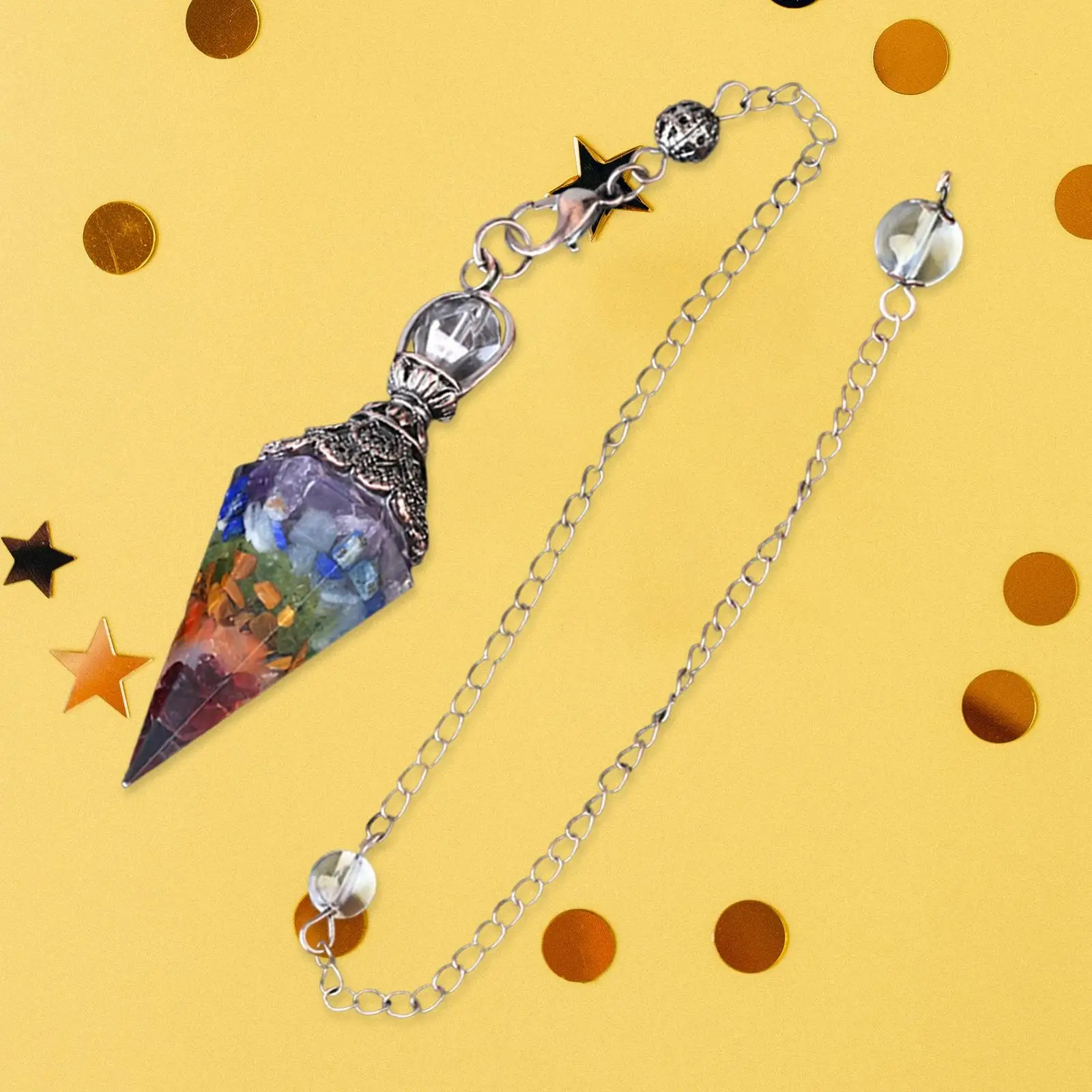 Crystal Pendulum, Energy Generator for Meditation Protection Energy Balancing Divination