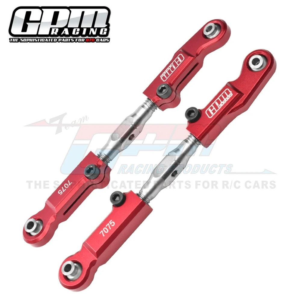 GPM For ARRMA 1/7 MOJAVE V2 6S ARA106058 ARA7604V2 EXB ARA7204 Metal Alloy Rear Upper Arm Tie Rod ARA340177+ ARA330602+ AR330230