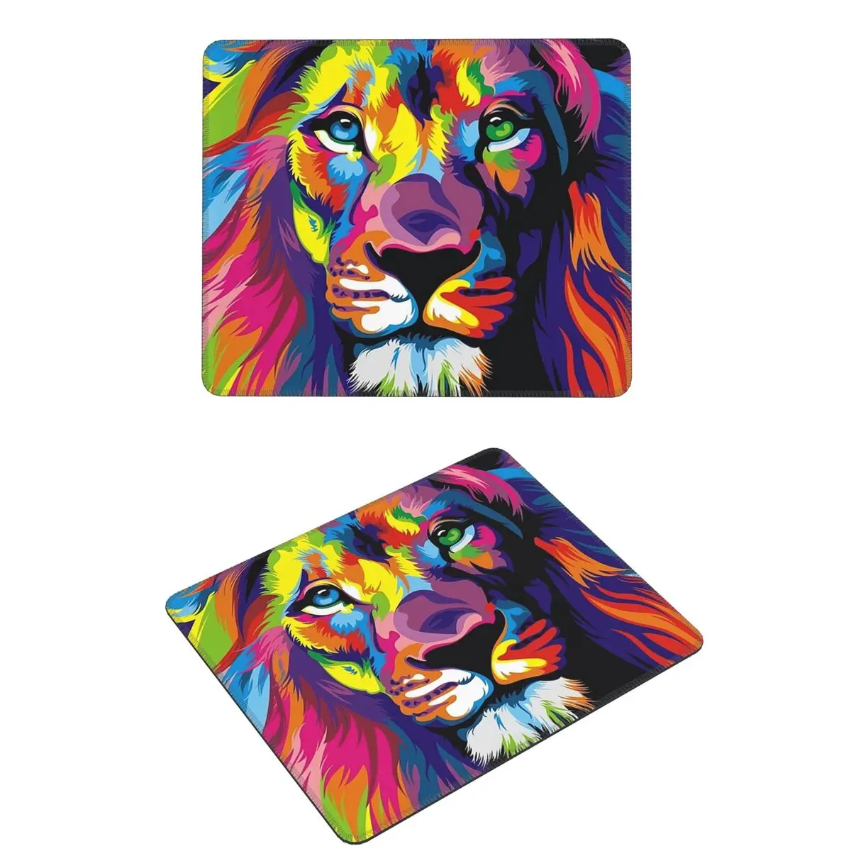 

Бэнкси Радуга Лев Граффити Поп-арт Картина Коврик для мыши Компьютерная клавиатура Коврик для мыши Геймер ПК Ноутбук Настольный коврик Настольные коврики