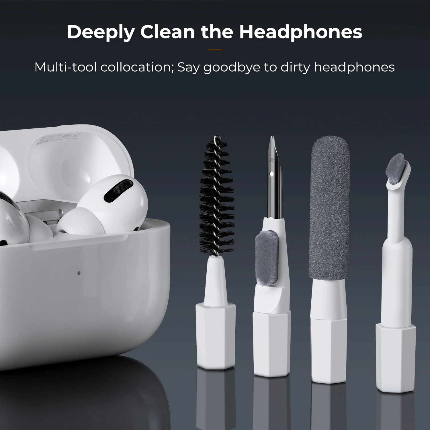 K&F Concept 20 in 1 iPhone AirPods Multifunction Cleaning Kits Brush Cleaning for Labtop Mobile Screen Keyboard Camera Lens