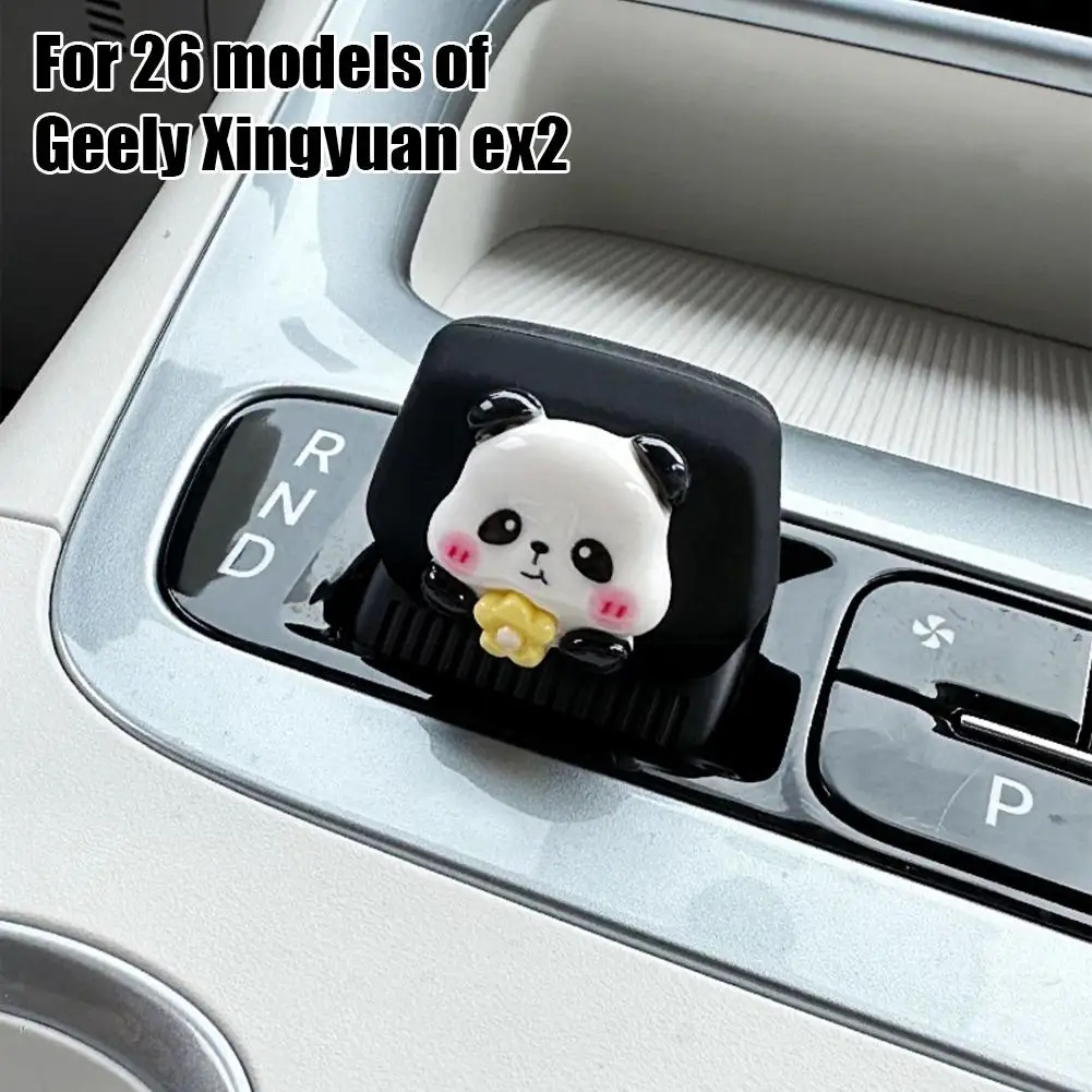 Für 26 Modelle des Geely Xingyuan EX2: Niedliche Cartoon-Silikon-Schaltknaufabdeckung für Geely EX2 2025-2026 – Detail 10